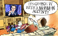 MORMON GEORGE W BUSH by Michael McParlane