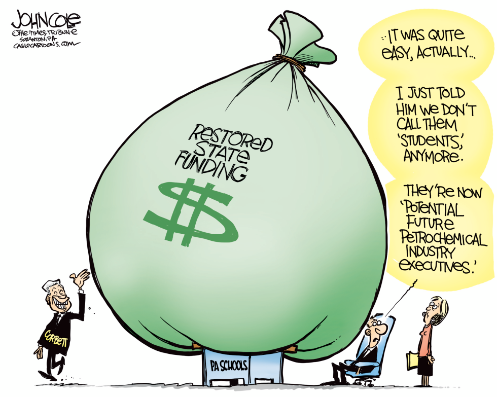 LOCAL PA -- Corbett and energy tax breaks