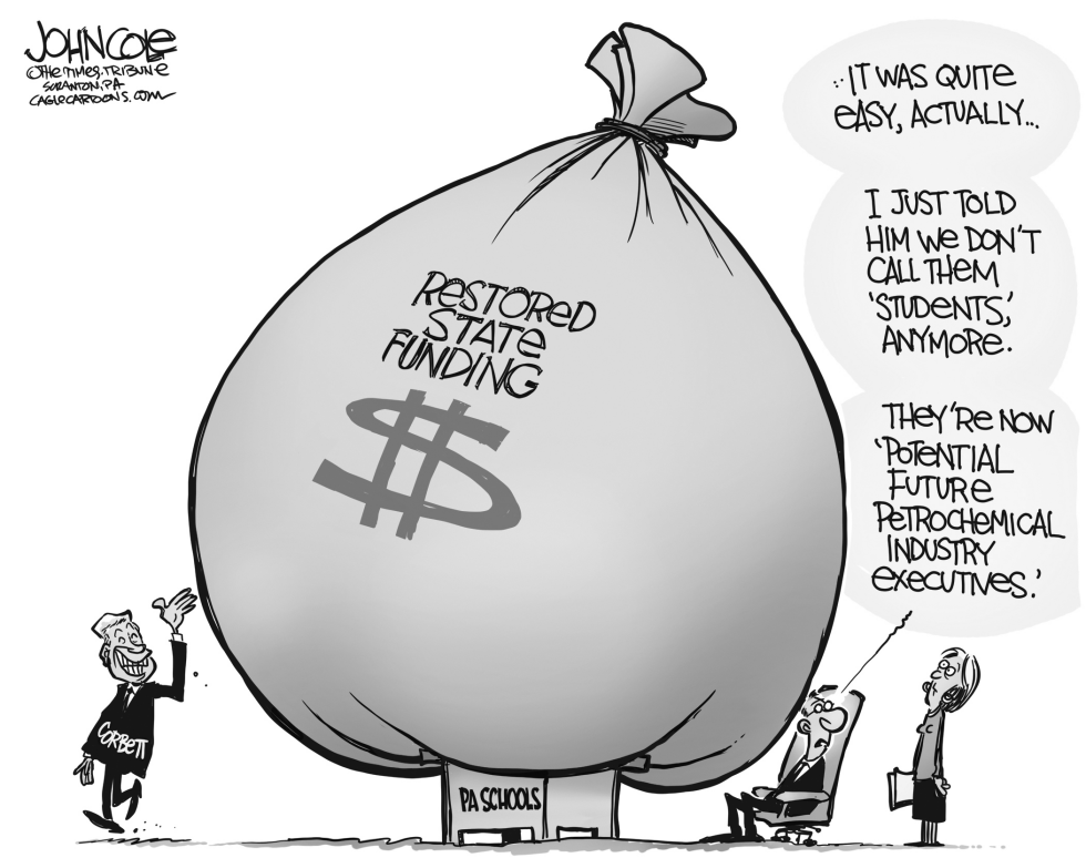 LOCAL PA -- Corbett and energy tax breaks BW