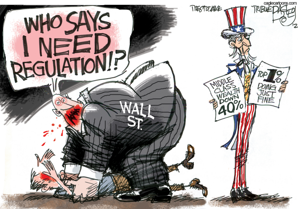  FACE-EATING ECONOMY by Pat Bagley