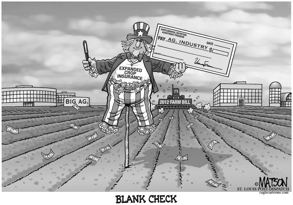 2012 Farm Bill Crop Insurance Blank Check