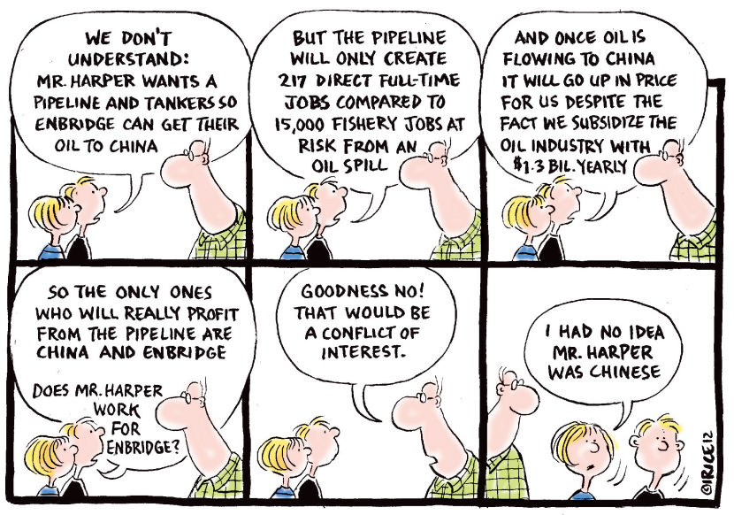 Mr. Harper and the Pipeline