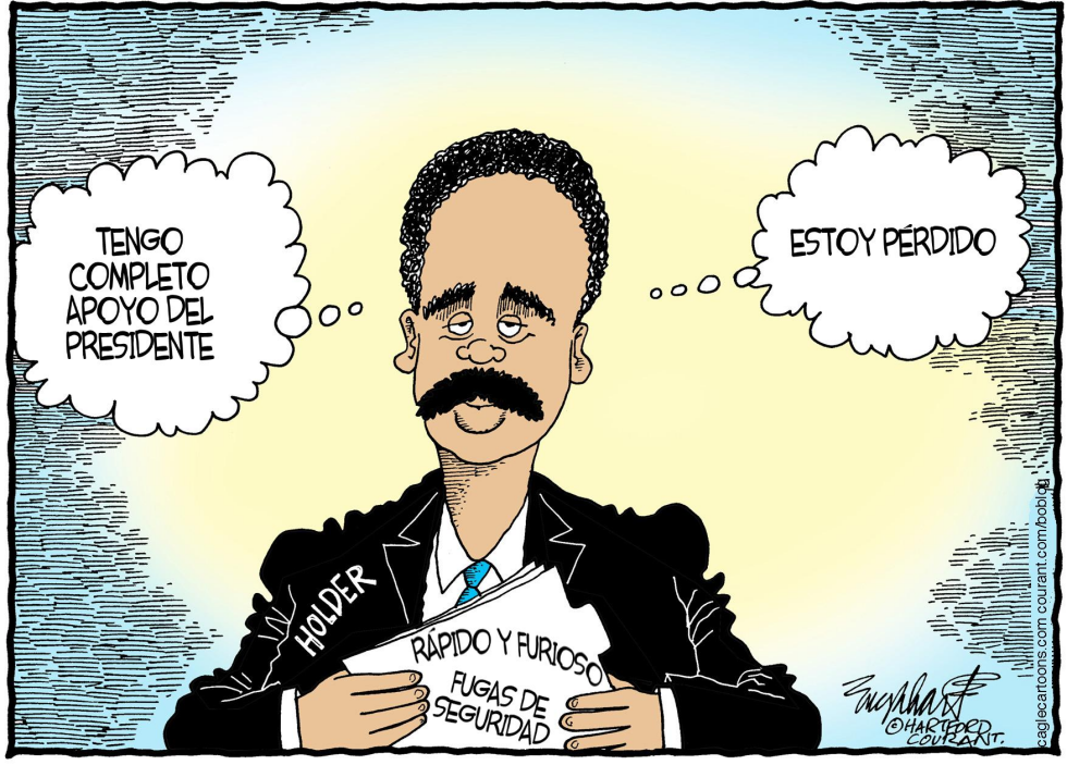  ERIC HOLDER by Bob Englehart