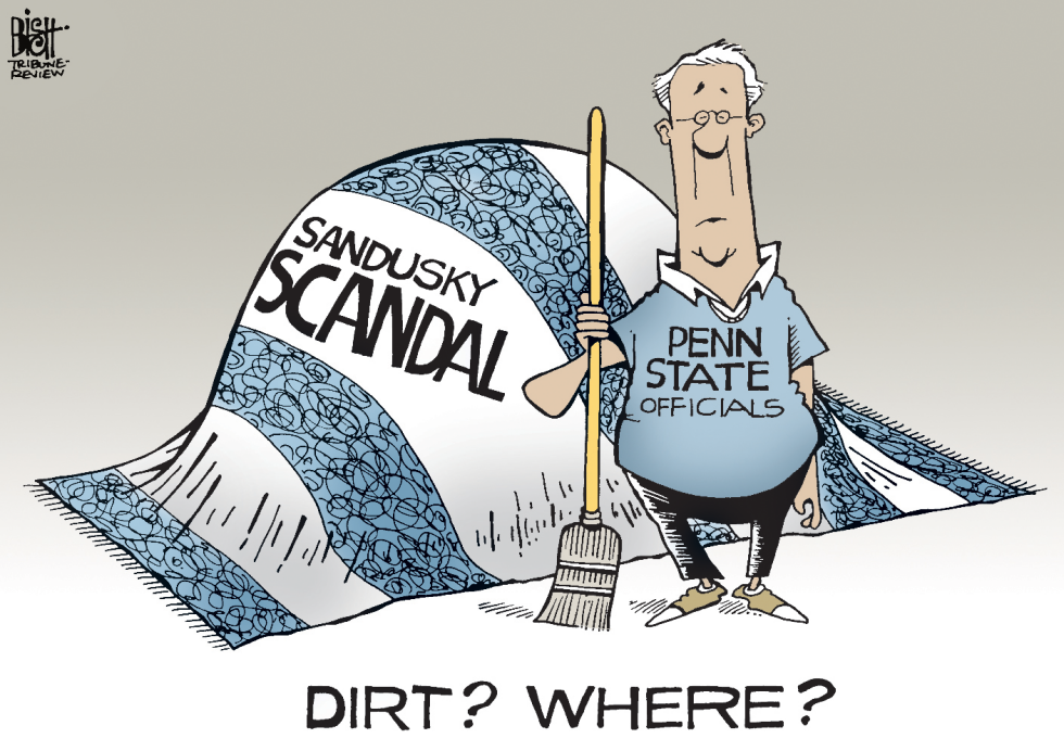 CLEANING UP PENN STATE, COLOR
