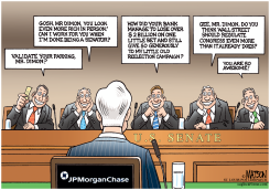 SENATORS SWOON OVER JP MORGAN CHIEF JAMIE DIMON by R.J. Matson