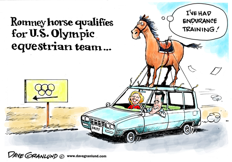 Romney horse in Olympics