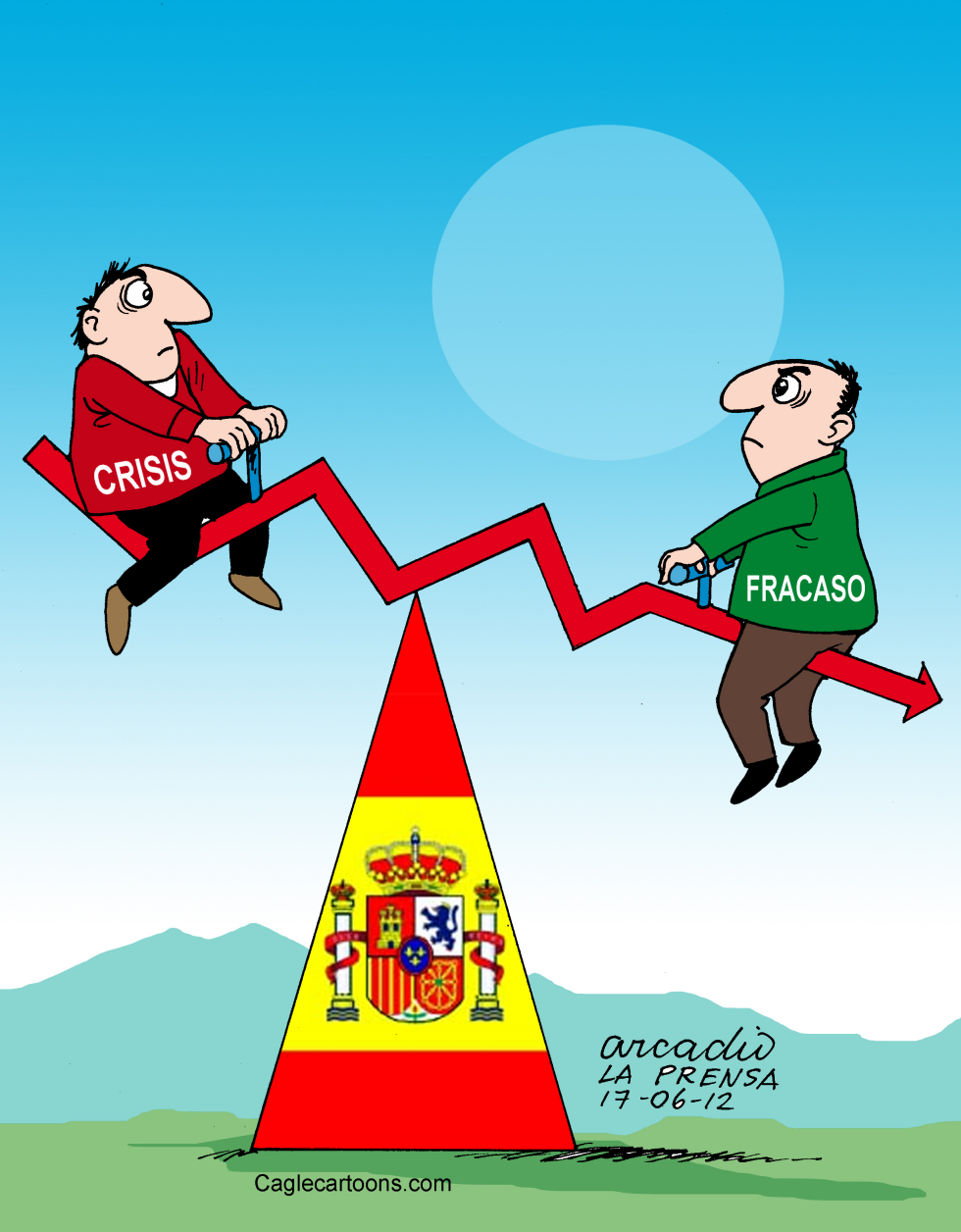  CRISIS O FRACASO EN ESPAñA by Arcadio Esquivel