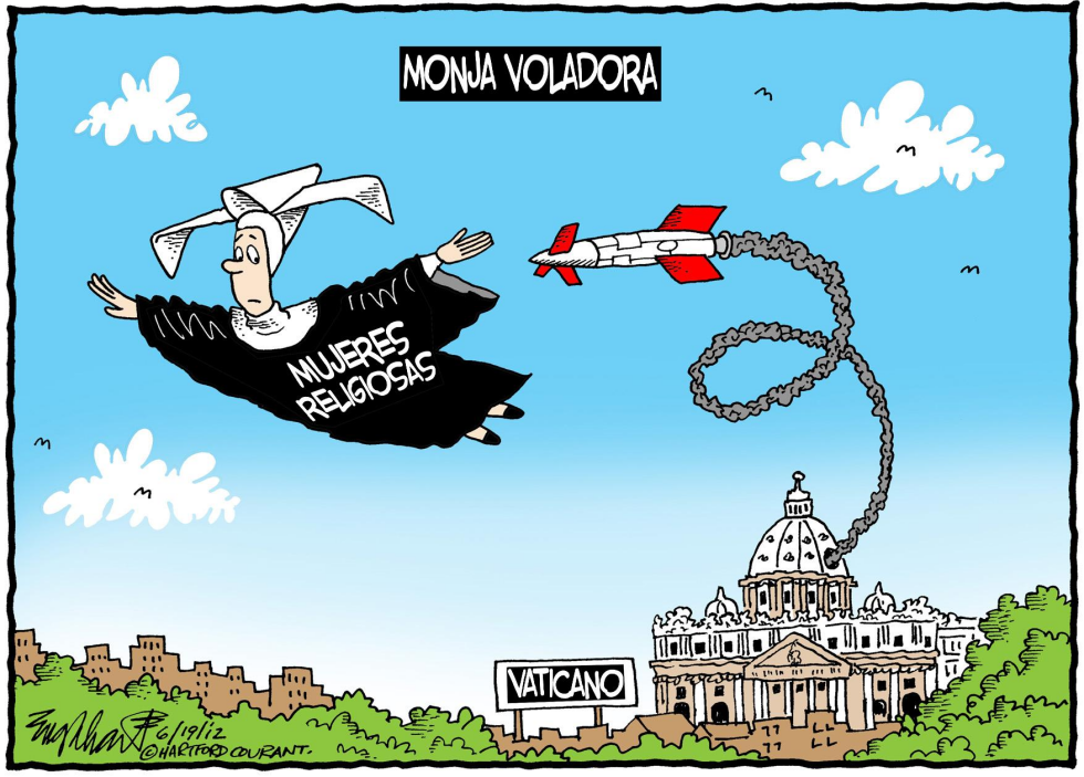  MONJAS EN PROBLEMAS CON EL VATICANO by Bob Englehart