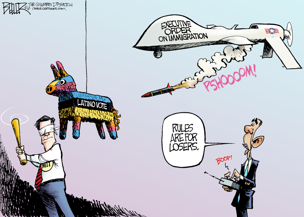  OBAMA IMMIGRATION ORDER by Nate Beeler