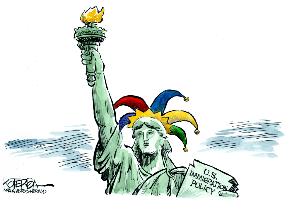  US IMMIGRATION POLICY by Jeff Koterba