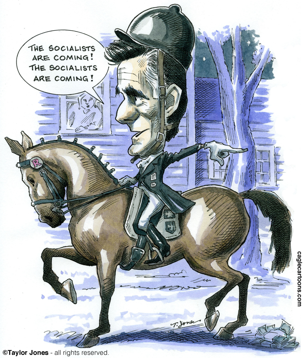 Midnight ride of Mitt Romney - COLOR