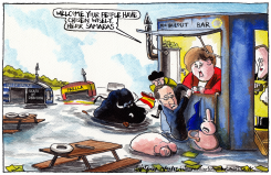 GREECE VOTES MORE AUSTERITY by Iain Green