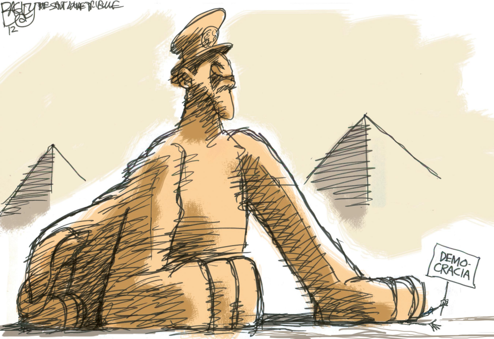  GOLPE DE ESTADO EN EGIPTO by Pat Bagley