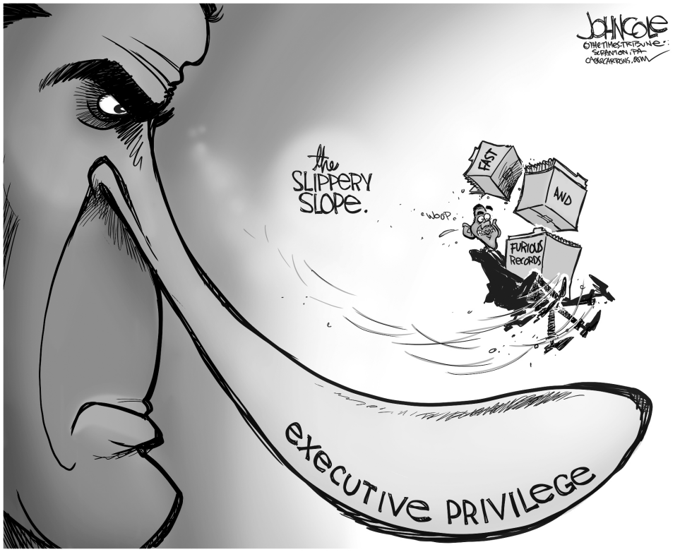 Obama and executive privilege BW