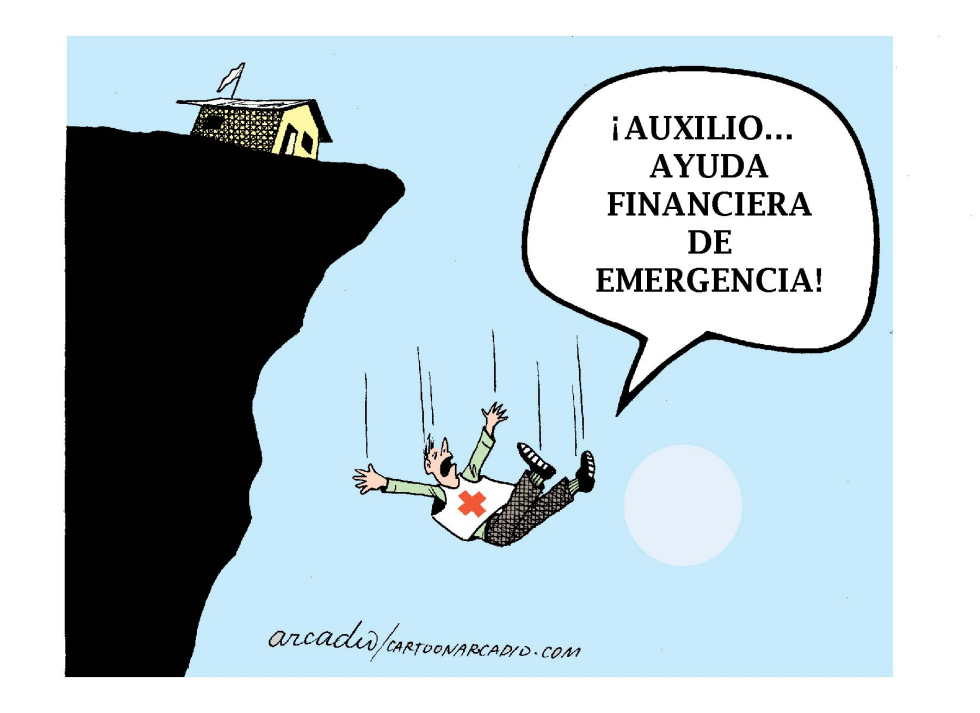 Cruz roja en apuros económicos