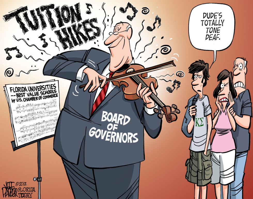  LOCAL FL BOARD OF GOVERNOR TUITION HIKES by Jeff Parker