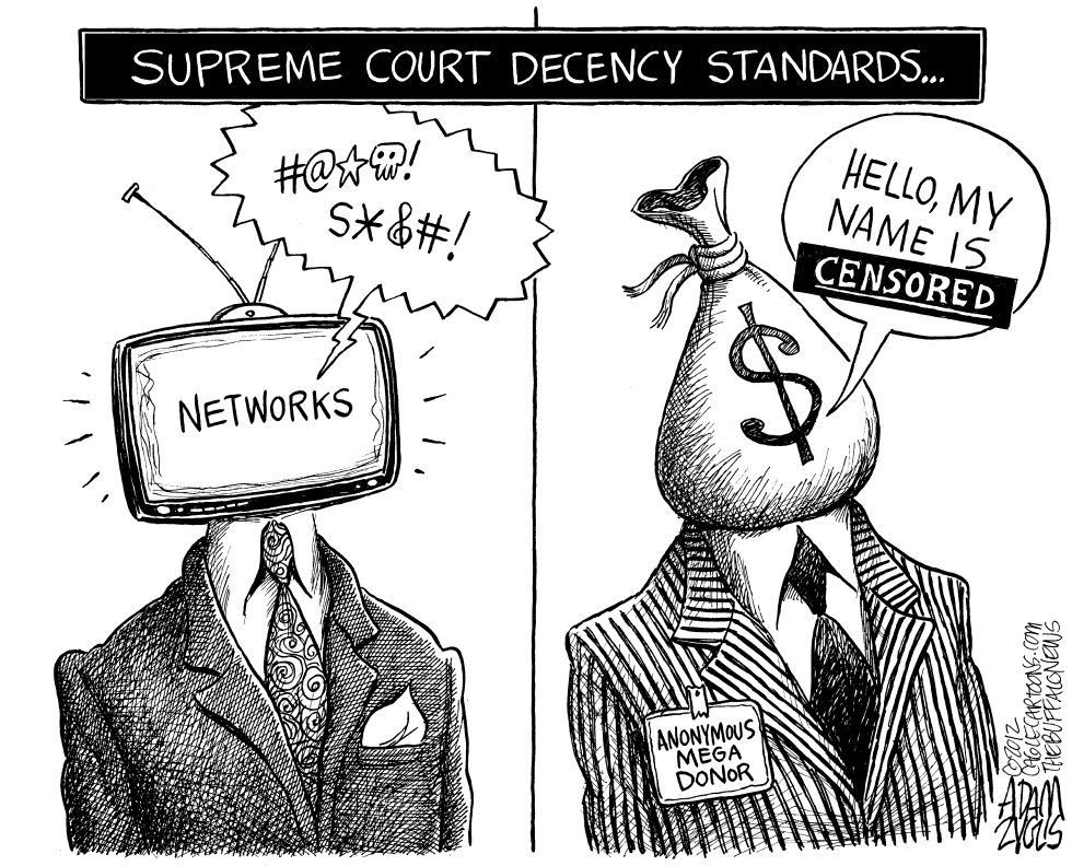  SUPREME COURT DECENCY STANDARDS by Adam Zyglis