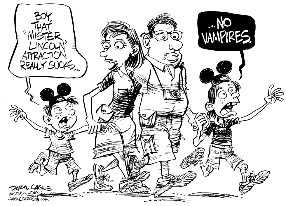 Lincoln, Vampires and Disneyland