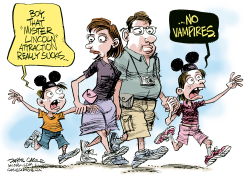 LINCOLN, VAMPIRES AND DISNEYLAND  by Daryl Cagle
