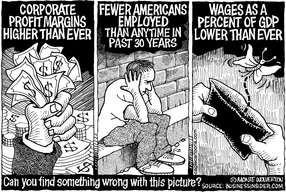 Corporate Profits High -- Employment Low