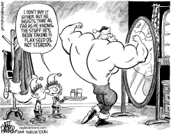 PUMPED UP SANTA by Jeff Parker