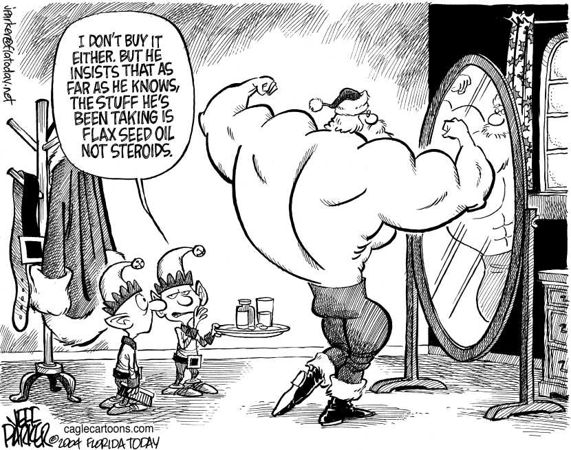 Pumped Up Santa