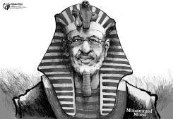 MOHAMMED MORSI by Cam Cardow