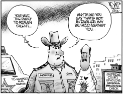 TO SUSPECT SERVE by Christopher Weyant