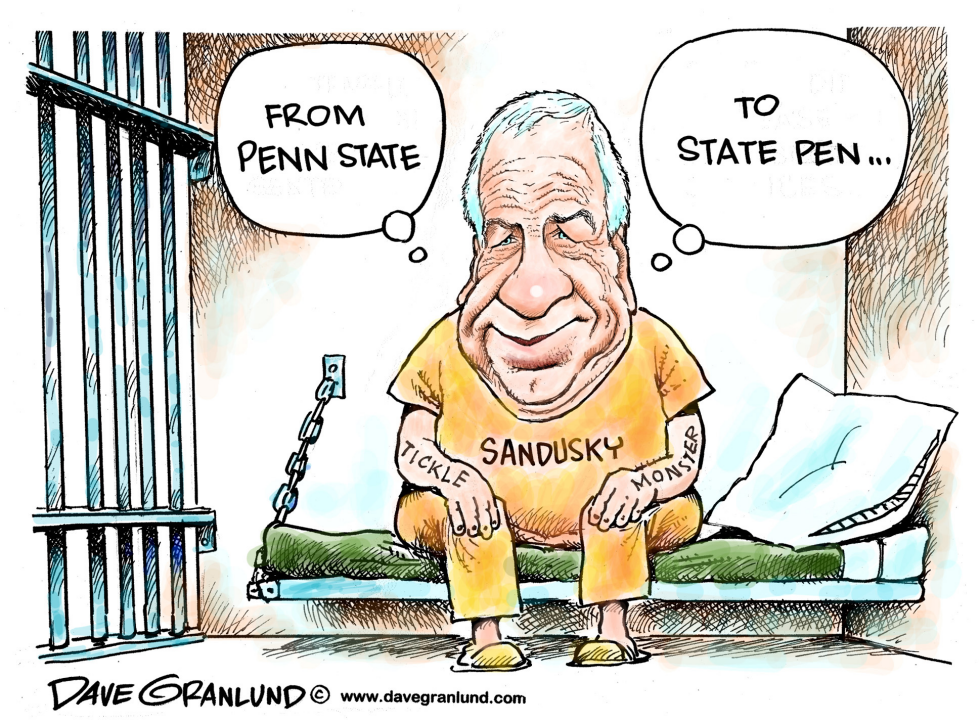  SANDUSKY GUILTY by Dave Granlund