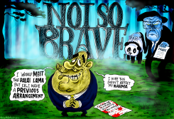 SCOTTISH LEADER NOT SO BRAVE by Brian Adcock