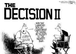 THE DECISION II by Nate Beeler