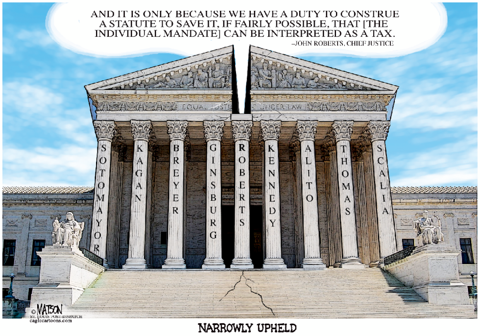 Roberts Court Upholds Affordable Care Act-COLOR