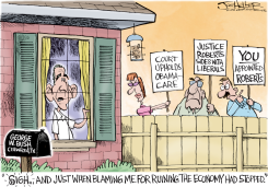 JUSTICE ROBERTS by Joe Heller