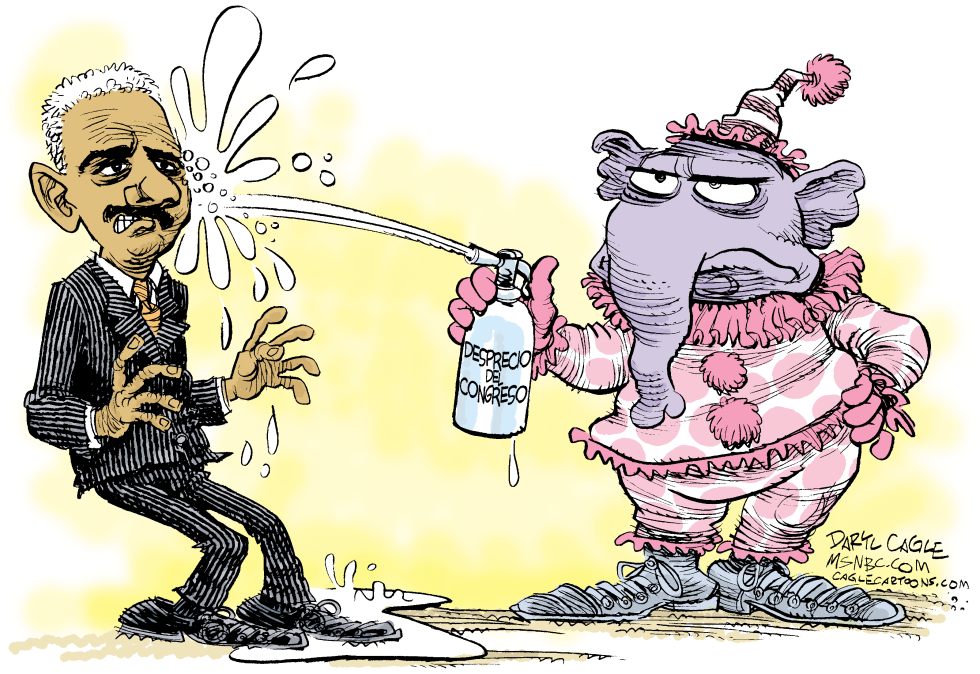  HOLDER Y EL DESPRECIO DEL CONGRESO by Daryl Cagle