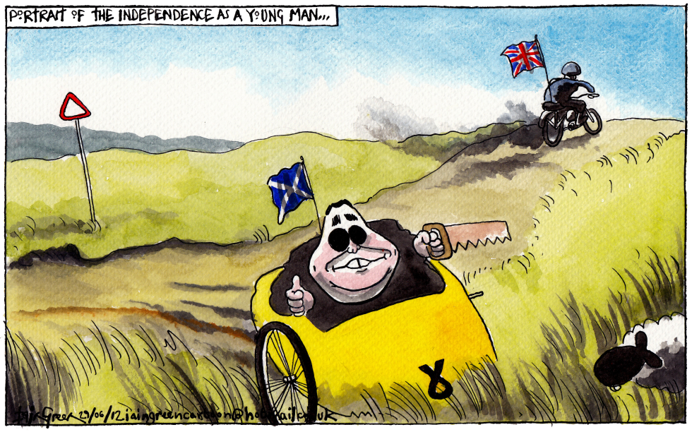 PORTRAIT OF ALEX SALMOND AS A YOUNG MAN
