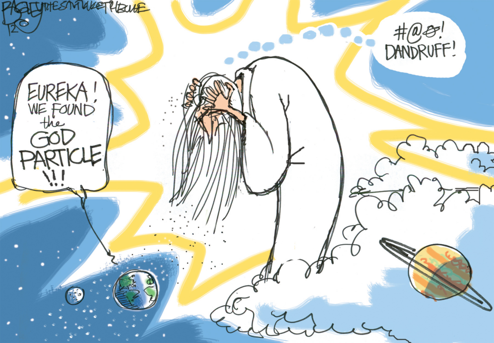  GOD PARTICLE by Pat Bagley