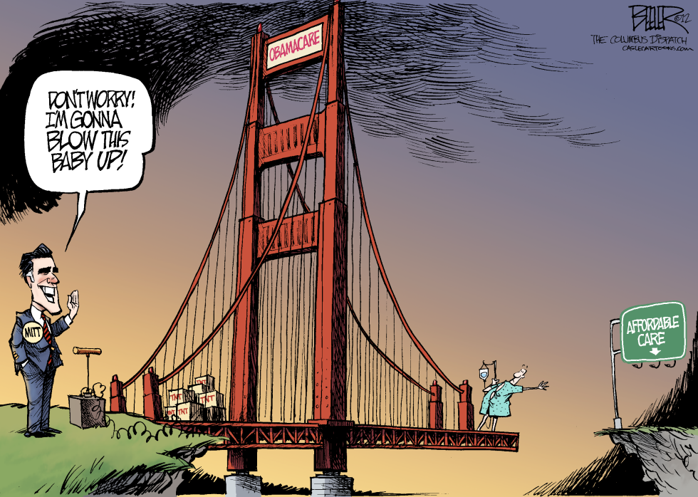 Romney and Obamacare COLOR