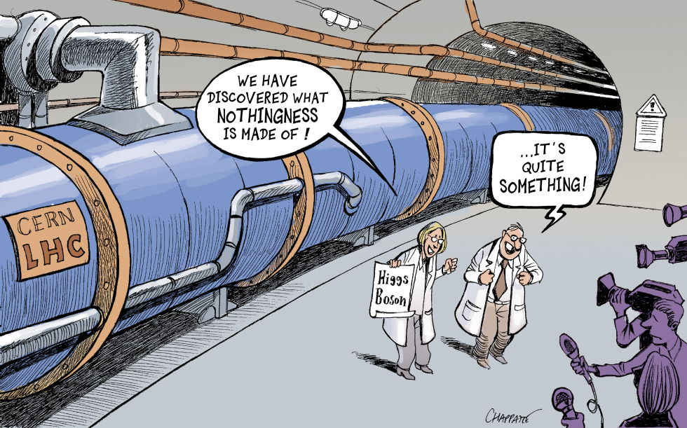  HIGGS BOSON by Patrick Chappatte