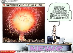 HIGGS BOSON  by Nate Beeler