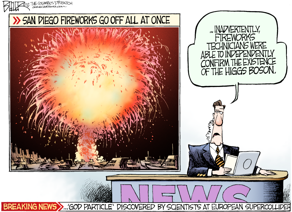  HIGGS BOSON by Nate Beeler