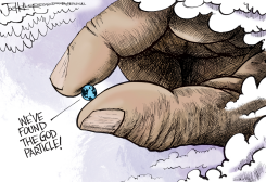 HIGGS BOSON by Joe Heller