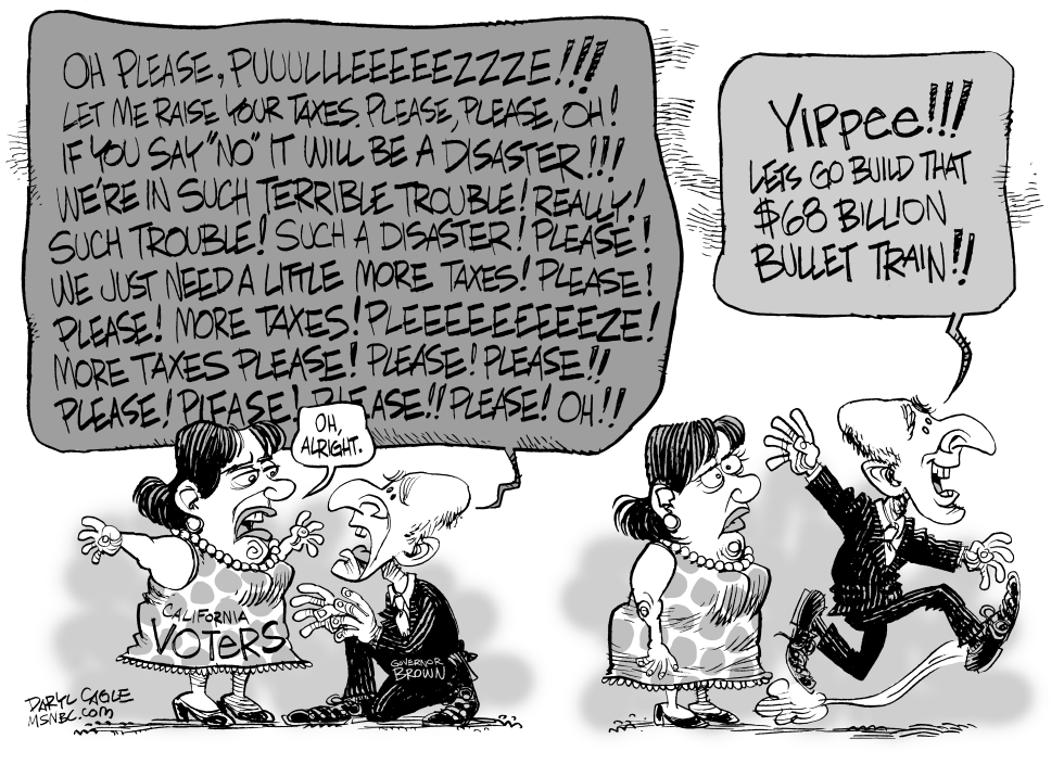 California Gov Brown and New Taxes