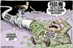 DEFENSE SPENDING CUTS by Monte Wolverton