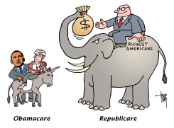 OBAMACARE OR REPUBLICARE by Arend Van Dam