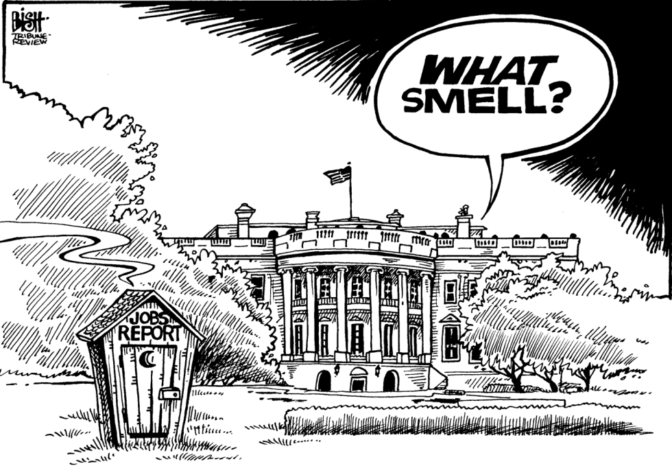 JOBS REPORT, B/W