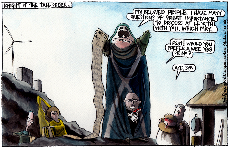 SCOTTISH INDEPENDENCE REFERENDUM QUESTIONS