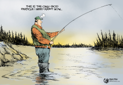 GONE FISHING  by Cam Cardow