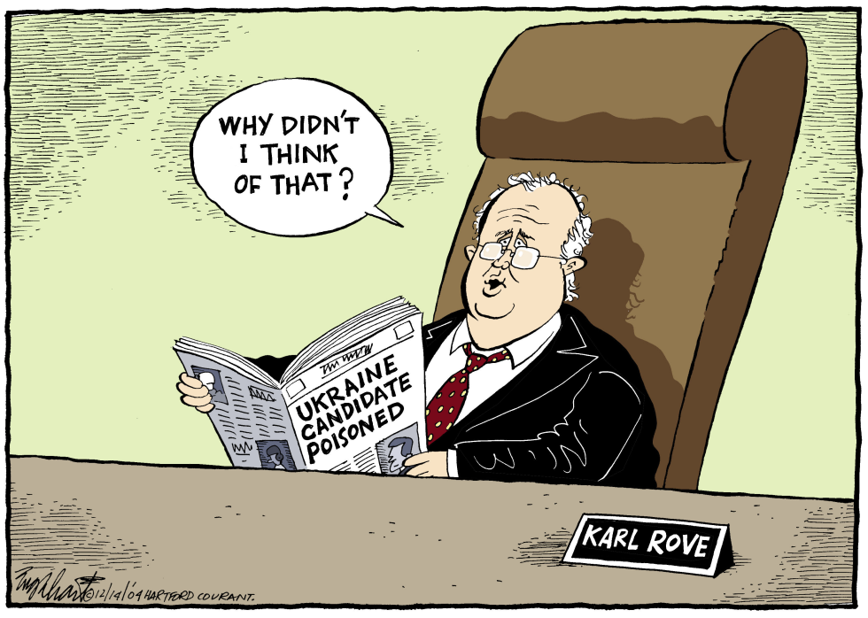  KARL ROVE'S REGRETS by Bob Englehart