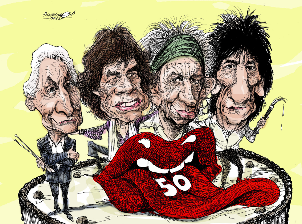  ROLLING STONES, GOLD JUBILEE by Petar Pismestrovic