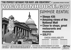 VACATION HOUSE OF REPRESENTATIVES by R.J. Matson